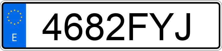 Numer rejestracyjny 4682FYJ posiada SEAT LEON