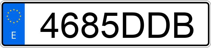 Numer rejestracyjny 4685DDB posiada BMW SERIE 3