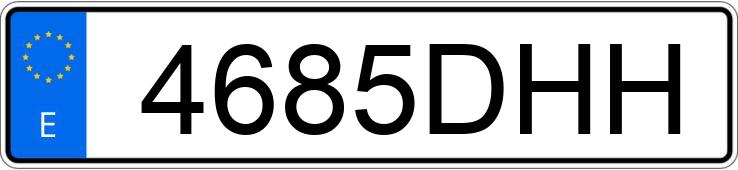 Numer rejestracyjny 4685DHH posiada IVECO EUROCARGO TECTOR