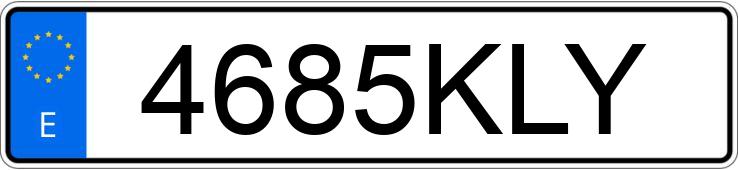 Numer rejestracyjny 4685KLY posiada PEUGEOT 2008