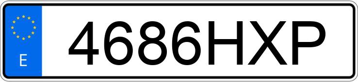 Numer rejestracyjny 4686HXP posiada PEUGEOT 3008 Numer rejestracyjny 4686HXP posiada PEUGEOT 3008