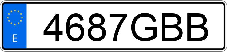 Numer rejestracyjny 4687GBB posiada SEAT LEON