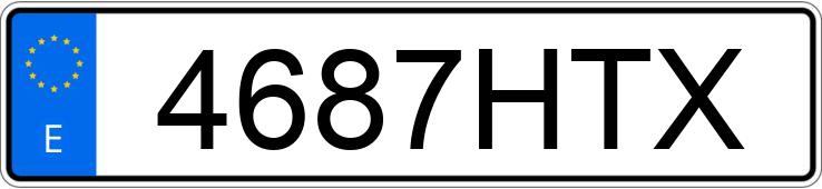 Numer rejestracyjny 4687HTX posiada FORD TRANSIT Numer rejestracyjny 4687HTX posiada FORD TRANSIT