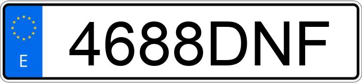 Numer rejestracyjny 4688DNF posiada VOLKSWAGEN TOUAREG Numer rejestracyjny 4688DNF posiada VOLKSWAGEN TOUAREG