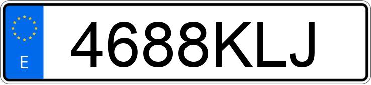 Numer rejestracyjny 4688KLJ posiada AUDI A5 SPORTBACK Numer rejestracyjny 4688KLJ posiada AUDI A5 SPORTBACK