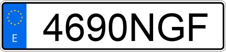 Numer rejestracyjny 4690NGF posiada CHEVROLET-GM CAMARO