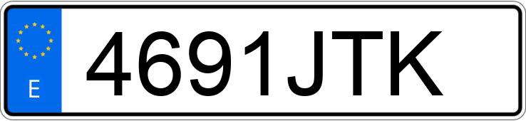 Numer rejestracyjny 4691JTK posiada MAZDA CX-3