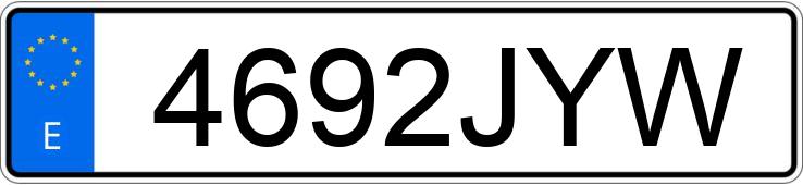 Numer rejestracyjny 4692JYW posiada MERCEDES VITO Numer rejestracyjny 4692JYW posiada MERCEDES VITO