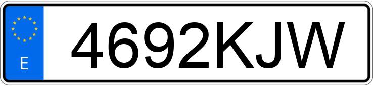 Numer rejestracyjny 4692KJW posiada MERCEDES CLS (218) Numer rejestracyjny 4692KJW posiada MERCEDES CLS (218)