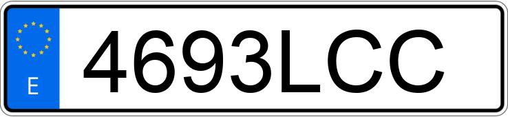 Numer rejestracyjny 4693LCC posiada SEAT LEON