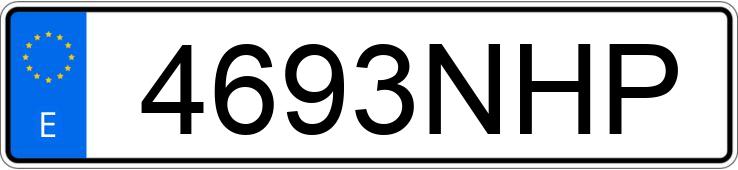 Numer rejestracyjny 4693NHP posiada PEUGEOT 208 Numer rejestracyjny 4693NHP posiada PEUGEOT 208