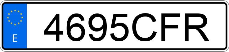 Numer rejestracyjny 4695CFR posiada DAEWOO MATIZ Numer rejestracyjny 4695CFR posiada DAEWOO MATIZ