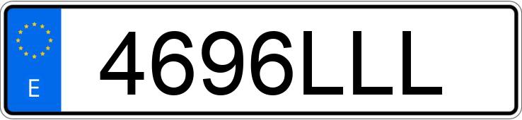 Numer rejestracyjny 4696LLL posiada VOLKSWAGEN T-ROC Numer rejestracyjny 4696LLL posiada VOLKSWAGEN T-ROC