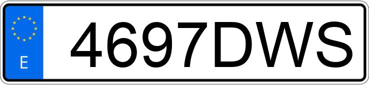 Numer rejestracyjny 4697DWS posiada NISSAN CABSTAR