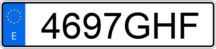 Numer rejestracyjny 4697GHF posiada OPEL CORSA