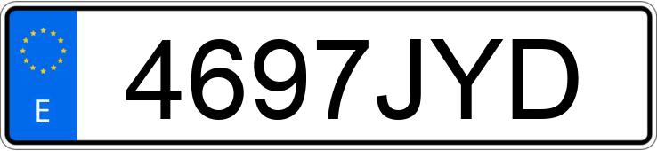 Numer rejestracyjny 4697JYD posiada MERCEDES VITO