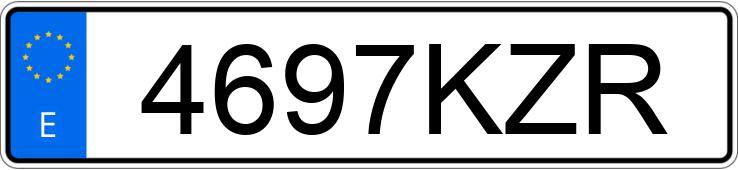 Numer rejestracyjny 4697KZR posiada KIA PROCEED