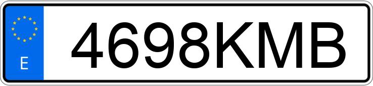 Numer rejestracyjny 4698KMB posiada CITROEN C-ELYSEE