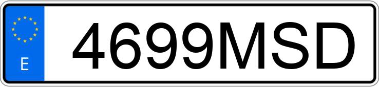 Numer rejestracyjny 4699MSD posiada OPEL MOKKA