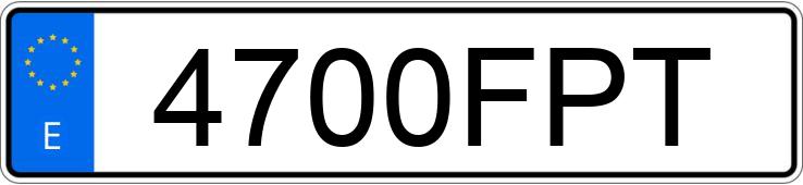 Numer rejestracyjny 4700FPT posiada LAND ROVER FREELANDER Numer rejestracyjny 4700FPT posiada LAND ROVER FREELANDER