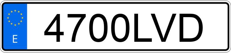 Numer rejestracyjny 4700LVD posiada CITROEN C4