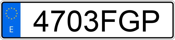 Registreringsnummer4703FGP har VOLKSWAGEN PASSAT