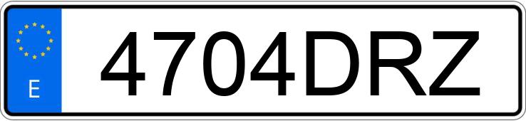 Numer rejestracyjny 4704DRZ posiada CHRYSLER PT CRUISER Numer rejestracyjny 4704DRZ posiada CHRYSLER PT CRUISER