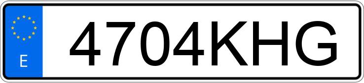 Numer rejestracyjny 4704KHG posiada MERCEDES GLE (166-292)