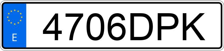 Numer rejestracyjny 4706DPK posiada NISSAN MICRA