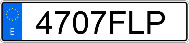 Numer rejestracyjny 4707FLP posiada SEAT IBIZA Numer rejestracyjny 4707FLP posiada SEAT IBIZA