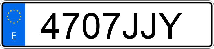 Numer rejestracyjny 4707JJY posiada MERCEDES CITAN Numer rejestracyjny 4707JJY posiada MERCEDES CITAN