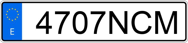 Numer rejestracyjny 4707NCM posiada OPEL CORSA Numer rejestracyjny 4707NCM posiada OPEL CORSA