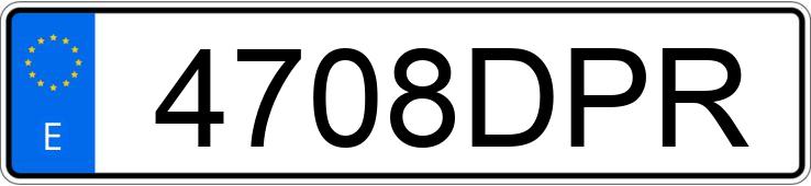 Numer rejestracyjny 4708DPR posiada MERCEDES 300 (140)