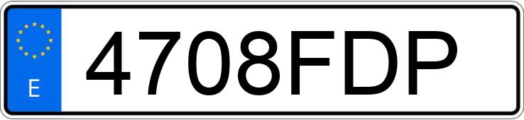 Numer rejestracyjny 4708FDP posiada BMW SERIE 3