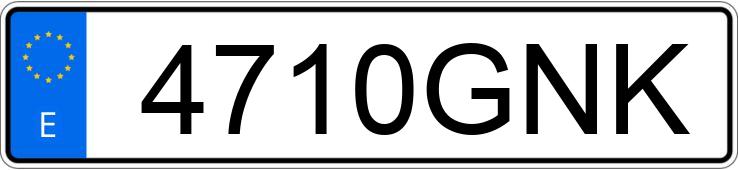 Numer rejestracyjny 4710GNK posiada NISSAN MICRA