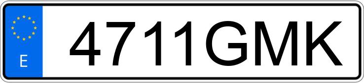 Numer rejestracyjny 4711GMK posiada BMW 1602 Numer rejestracyjny 4711GMK posiada BMW 1602