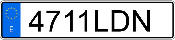 Numer rejestracyjny 4711LDN posiada BMW SERIE 4 Numer rejestracyjny 4711LDN posiada BMW SERIE 4