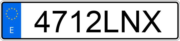 Numer rejestracyjny 4712LNX posiada FIAT PANDA