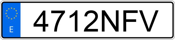 Numer rejestracyjny 4712NFV posiada VOLKSWAGEN GOLF Numer rejestracyjny 4712NFV posiada VOLKSWAGEN GOLF