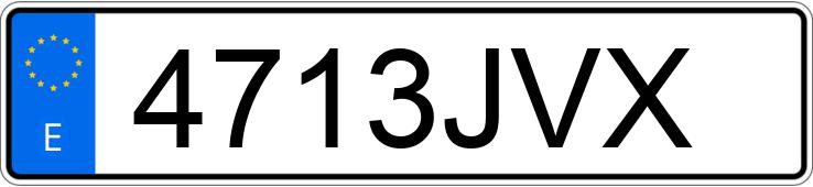 Numer rejestracyjny 4713JVX posiada PEUGEOT 2008 Numer rejestracyjny 4713JVX posiada PEUGEOT 2008