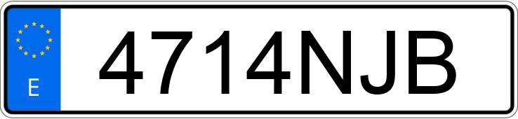 Numer rejestracyjny 4714NJB posiada VOLKSWAGEN T-CROSS Numer rejestracyjny 4714NJB posiada VOLKSWAGEN T-CROSS