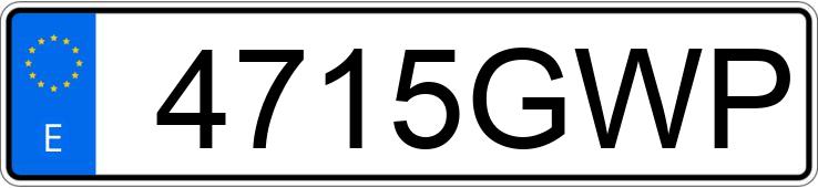 Numer rejestracyjny 4715GWP posiada PORSCHE PANAMERA