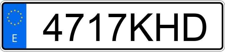 Numer rejestracyjny 4717KHD posiada FORD KUGA