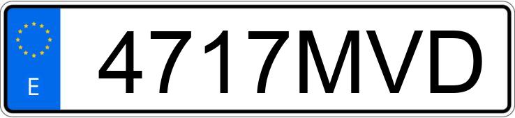 Numer rejestracyjny 4717MVD posiada MERCEDES EQS SUV (296) Numer rejestracyjny 4717MVD posiada MERCEDES EQS SUV (296)