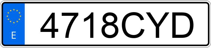 Numer rejestracyjny 4718CYD posiada OPEL ASTRA