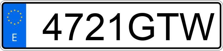 Numer rejestracyjny 4721GTW posiada SEAT LEON Numer rejestracyjny 4721GTW posiada SEAT LEON