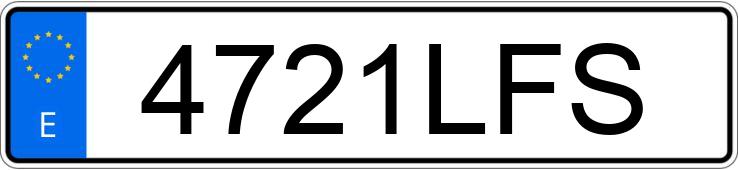 Numer rejestracyjny 4721LFS posiada RENAULT CLIO