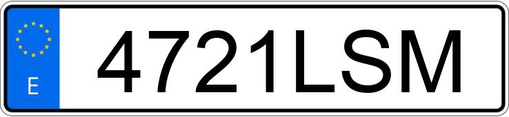 Numer rejestracyjny 4721LSM posiada MERCEDES A (177)