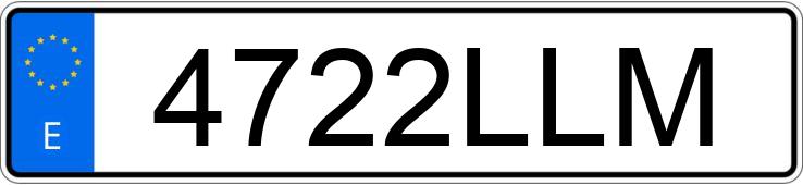Numer rejestracyjny 4722LLM posiada BMW SERIE 8
