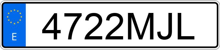 Numer rejestracyjny 4722MJL posiada PEUGEOT RIFTER